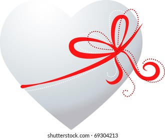 Valentines day greeting card, vector