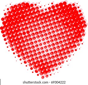 Valentines day greeting card, vector
