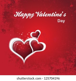 Valentines Day Greeting Card - Vintage - Vector illustration, Graphic Design Editable For Your Design. EPS 10.