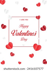 Valentines Day greeting cards celebration. Valentines day greeting cards set. Happy Valentines Day or Wedding Cards Set.