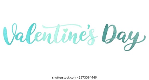 Valentine's Day greeting, elegant script, soft colors, romantic design, festive celebration, love theme.