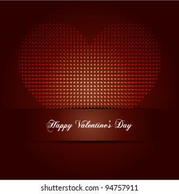 Valentine's Day Greeting illustration, ideal for all "Love Concept" works
