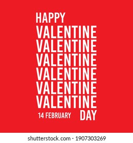 valentine's day greeting vector design