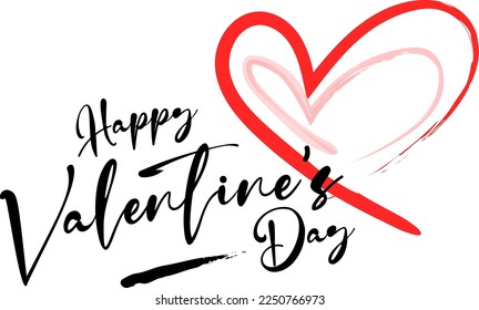 Valentine's Day greeting wording, icons, logo, vector art 情人节快乐文字