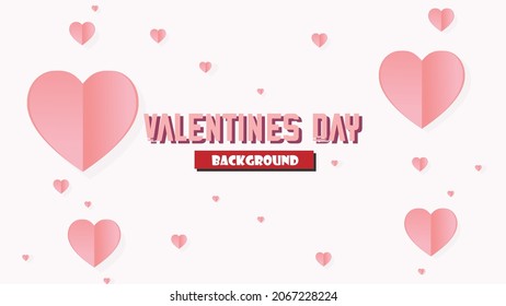 Valentines day greetings card with balloons flying with clouds vector.Heart hot air balloon flying.Love background.Cute paper cut design.posters,brochure,banners.Paper cut style. Space for your text