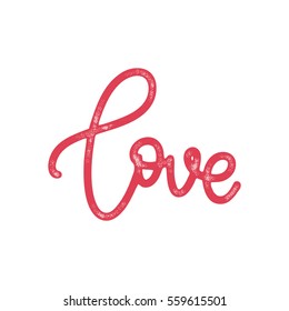 Valentines day handlettering text. Handmade vector calligraphy collection. Can be used for prints (home decor, posters, cards)