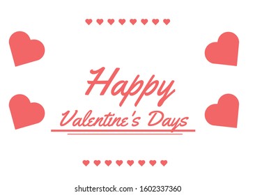 Valentine's Day Happy Cards - vector illustration