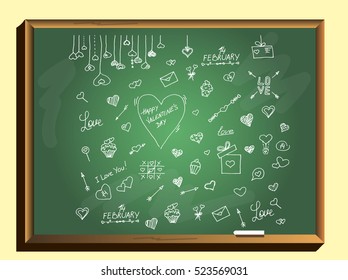 Valentine's Day .happy valentine`s day. Vector illustration.