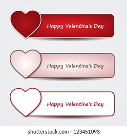 Valentine's day header designs