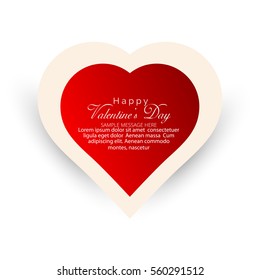Valentines day heart 