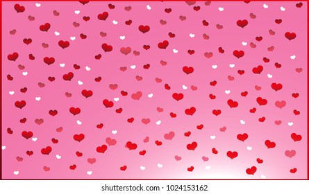 Valentine's day heart abstract background colorful