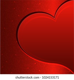Valentine's day heart abstract background colorful