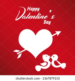 Valentines day heart background