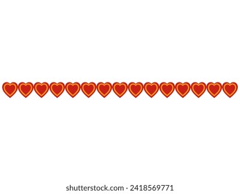 Valentines Day Heart Background Illustration