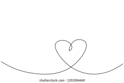 Valentines day heart background vector illustration