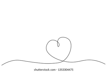 Valentines day heart background vector illustration