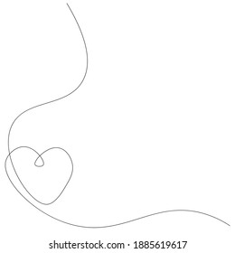  Valentines day heart background vector illustration