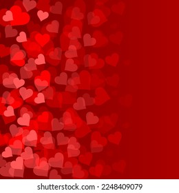 Valentines day heart background. Vector illustration. Wallpaper, flyers, invitation, posters, brochure, banners, website. 