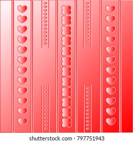 Valentine's day heart. Background. Vector illustration. 