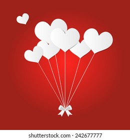 Valentines Day Heart Balloons