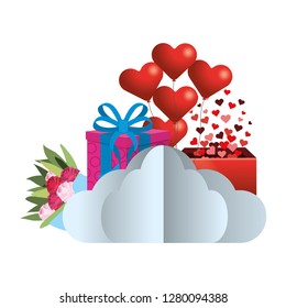 valentines day heart cartoon