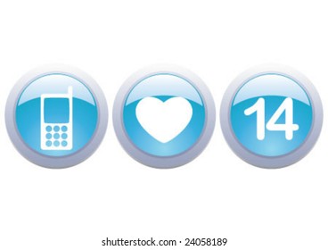 Valentine's day heart design and background