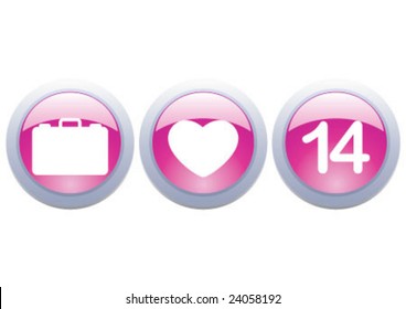 Valentine's day heart design and background