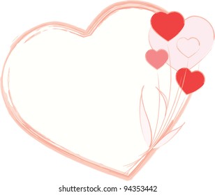 Valentine's Day heart element
