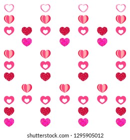 Valentine's Day, heart, greeting card, vector background