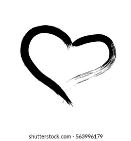 Valentines day Heart isolated on a white background 