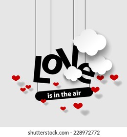 Valentine's Day Heart and Love Background