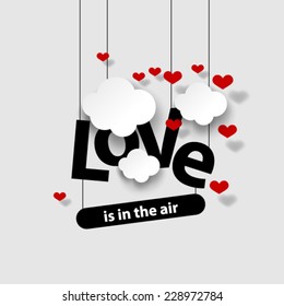 Valentine's Day Heart and Love Background