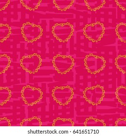 Valentine's Day, the heart, love Background texture.  Endless abstract pattern.