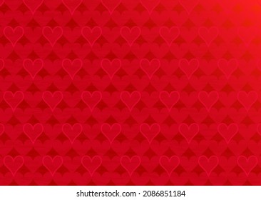 Valentine's day heart pattern background material