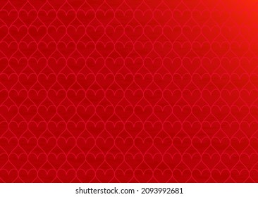 Material de fondo de patrón cardíaco de San Valentín