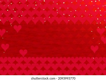 Valentine's day heart pattern background material