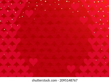 Valentine's day heart pattern background material