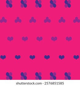 Valentine'S Day Heart Pattern royalty-free stock illustration