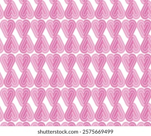 Valentine`s Day. Heart Seamless Pattern. Vector Repeat love Seamless Pattern. Heart Pattern Background. love Pattern Background. Not AI