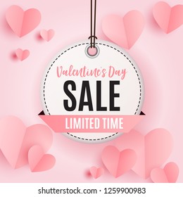 Valentine's Day Heart Symbol. Love and Feelings Background Design. Vector illustration EPS10