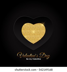 Valentine's Day Heart Symbol. Love and Feelings Background Design. Vector illustration EPS10
