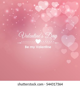 Valentine's Day Heart Symbol. Love and Feelings Background Design. Vector illustration EPS10