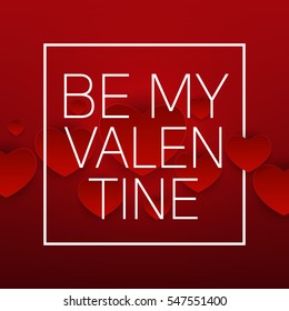 Valentine's Day Heart Symbol. Love and Feelings Background Design. Vector illustration EPS10