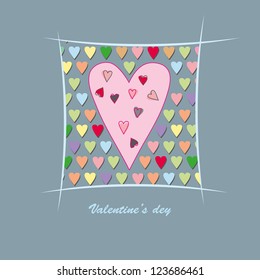 Valentine's Day heart for text