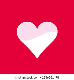 Valentines Day Heart vector illustration