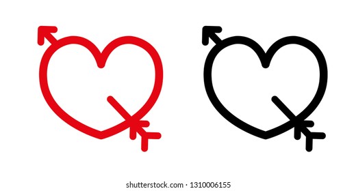Valentines Day Heart vector illustration - Vector