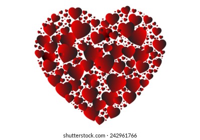Valentines Day Heart vector illustration