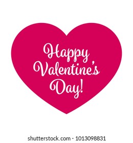 Valentine's Day Heart - vector isolated love symbol for save the date, marriage and wedding invitation