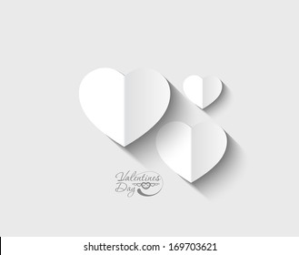 Valentines day hearts, eps10 vector 