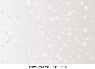 Valentine's day hearts vector isolated on white background.